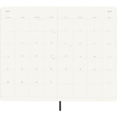 Moleskine 2025 12 Monthly Planner - Black Soft Cover trendygifthk