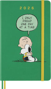 Moleskine Limited Edition Peanuts 'Charlie & Snoopy' 2026 Daily Planner - Large Hard Cover trendygifthk