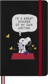 "Moleskine Limited Edition Peanuts 'Snoopy' Notebook, Hard Cover, Large 13 x 21 CM , Ruled, Black, 176 pages trendygifthk