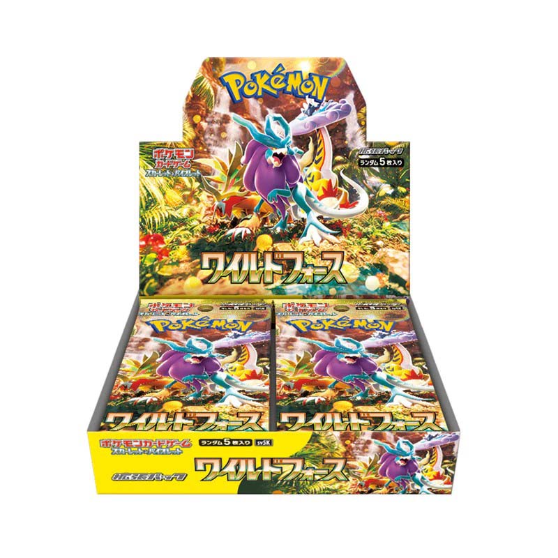 POKÉMON TCG Card Game Scarlet & Violet Expansion Pack SV5K 'Wild Force' Japan Version trendygifthk