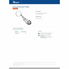 Wichard Key-Ring with Block - Part #9307 trendygifthk