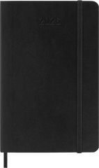Moleskine 2026 12 Month Weekly Horizontal Planner Notebook - Black Color trendygifthk