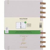 Moleskine Undated Spiral Planner - 12 Month Extra Large, Hard Cover 19 x 25 CM trendygifthk