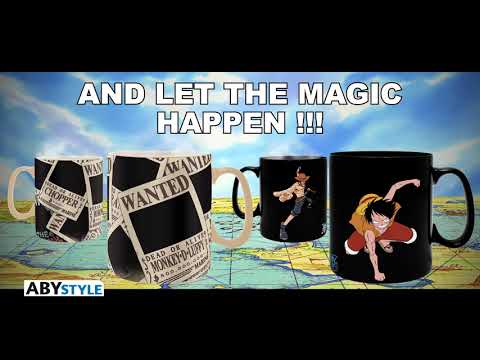 One Piece 遇熱變色杯 - 通緝 (460 毫升)