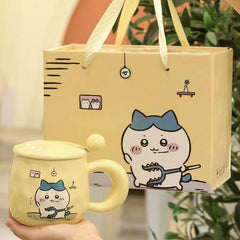 Chiikawa Mug Cup Hachiware Rabbit Coffee Cup Heat-resistant Cup Tableware Cup Breakfast Cup 450ml Gift trendygifthk