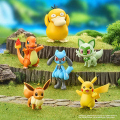 Pre-order Pokemon Blokees DIY Building Block Action Figure Pikachu, Eevee, Sprigatito, Charmander, Psyduck set of six trendygifthk