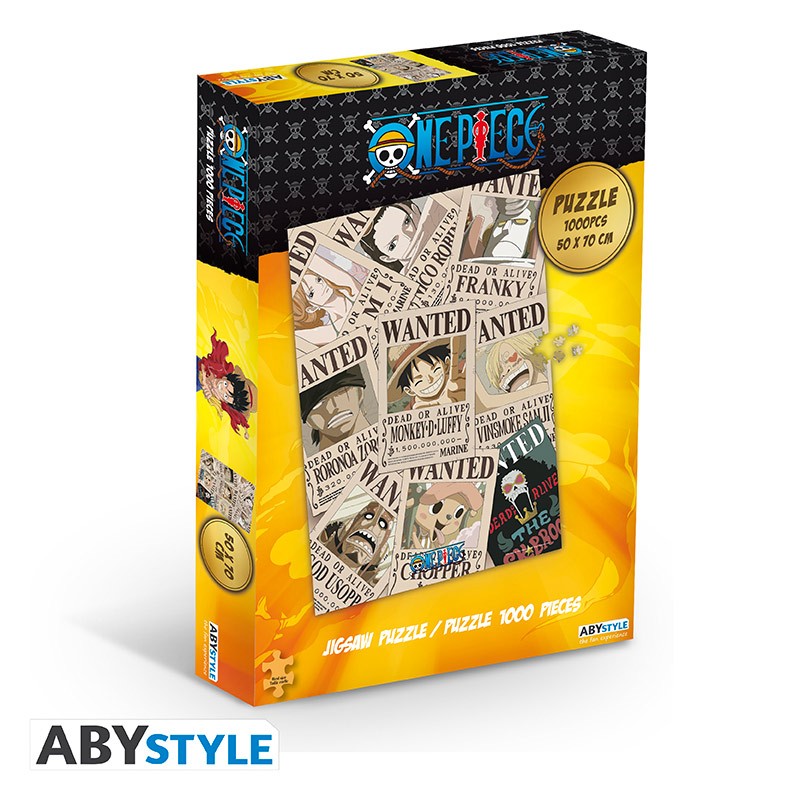 One Piece Jigsaw Puzzle - 1000 Pieces | Wanted Posters trendygifthk