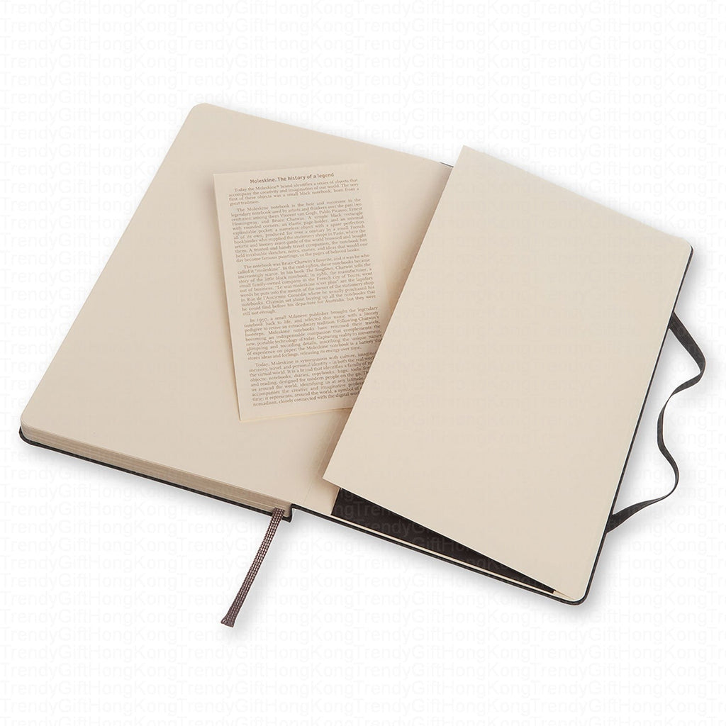 Moleskine Classic Notebook - Large Hardcover - 13 x 21 CM trendygifthk