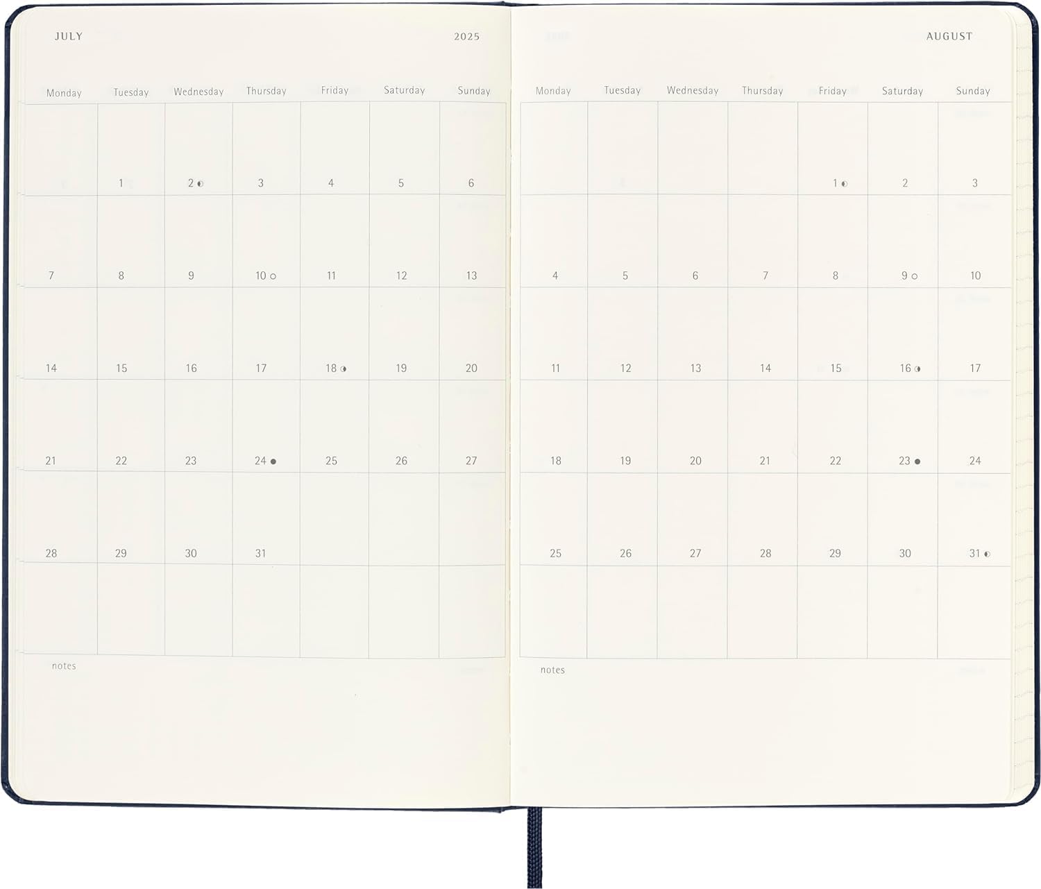 Moleskine Classic 12-Month 2025 Daily Planner, 400 Pages trendygifthk