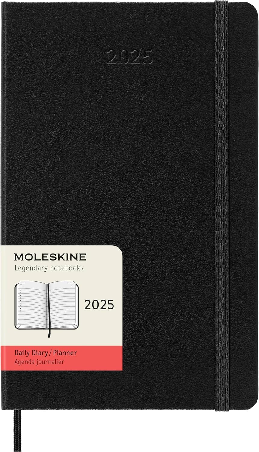 Moleskine Classic 12-Month 2025 Daily Planner, 400 Pages trendygifthk