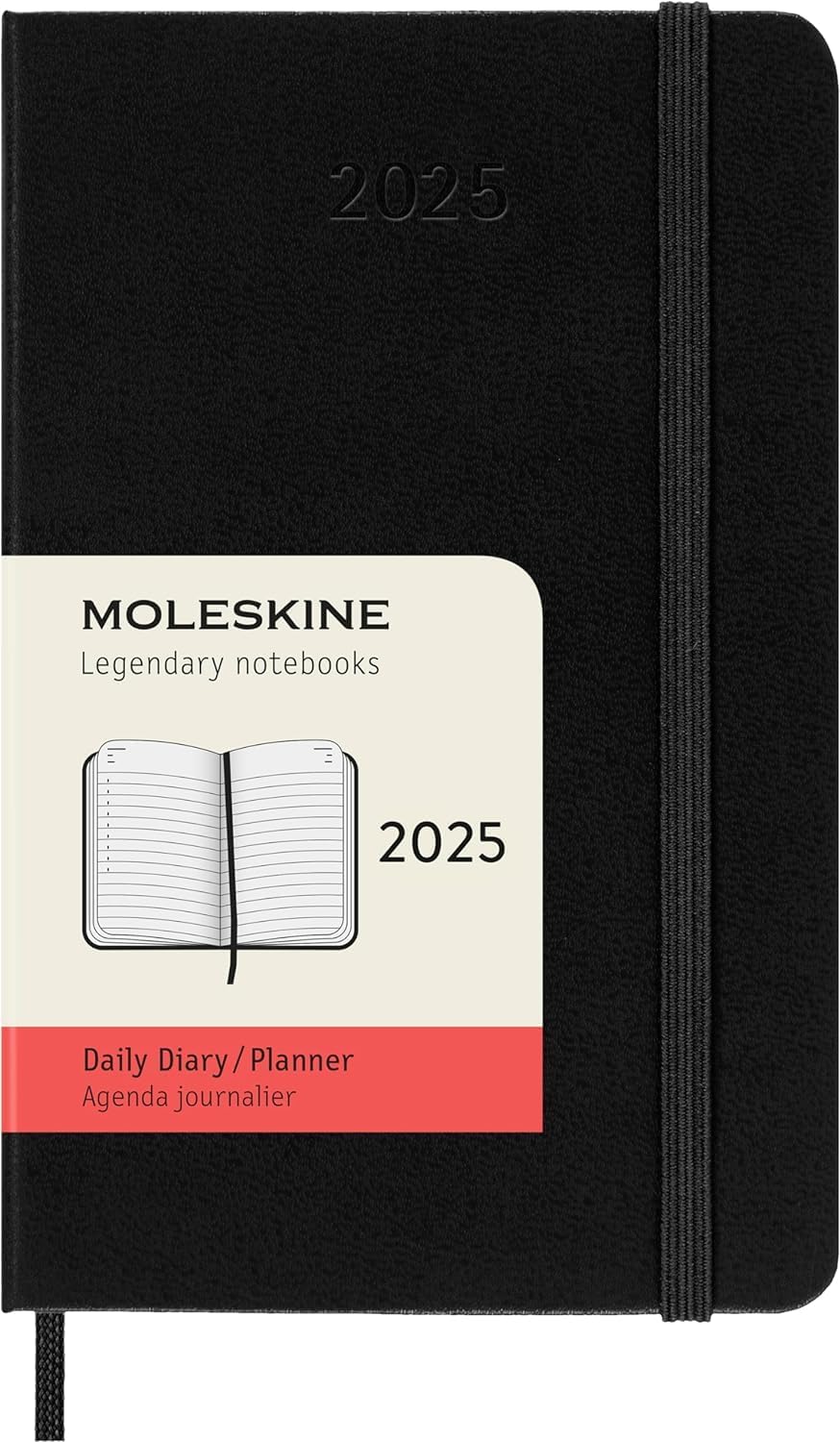 Moleskine Classic 12-Month 2025 Daily Planner, 400 Pages trendygifthk