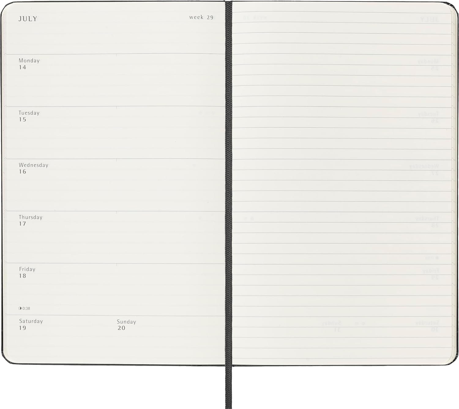 Moleskine Classic 12-Month 2025 Weekly Planner, 144 Pages trendygifthk