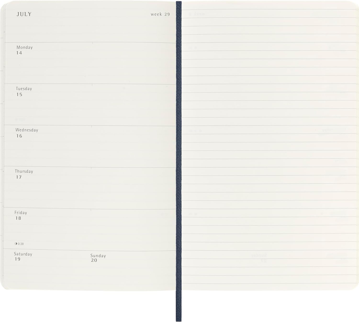 Moleskine Classic 12-Month 2025 Weekly Planner, 144 Pages trendygifthk