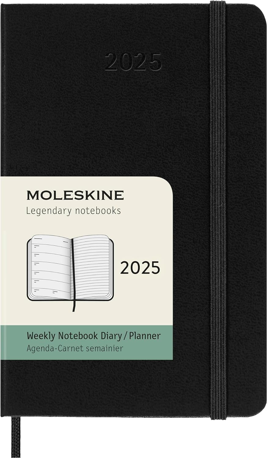 Moleskine Classic 12-Month 2025 Weekly Planner, 144 Pages trendygifthk