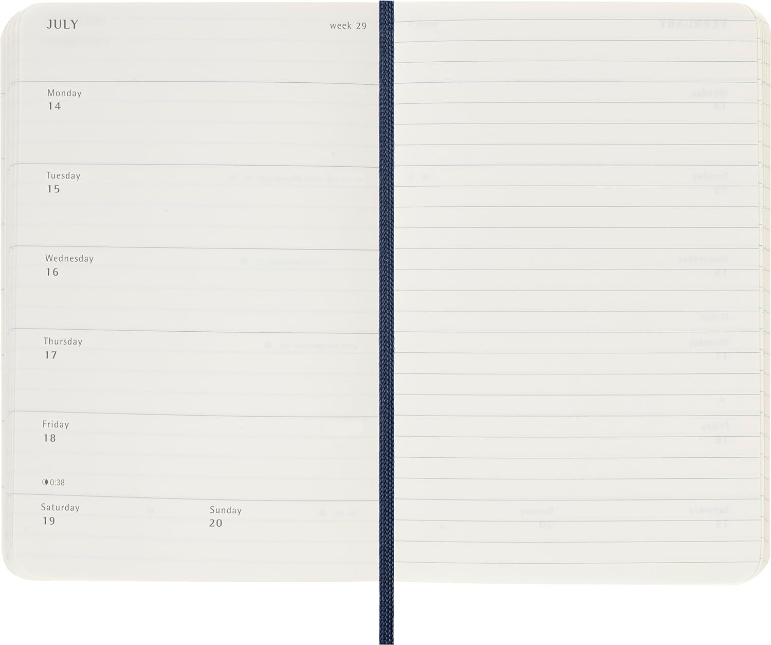 Moleskine Classic 12-Month 2025 Weekly Planner, 144 Pages trendygifthk