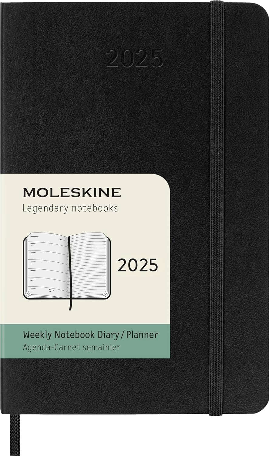 Moleskine Classic 12-Month 2025 Weekly Planner, 144 Pages trendygifthk