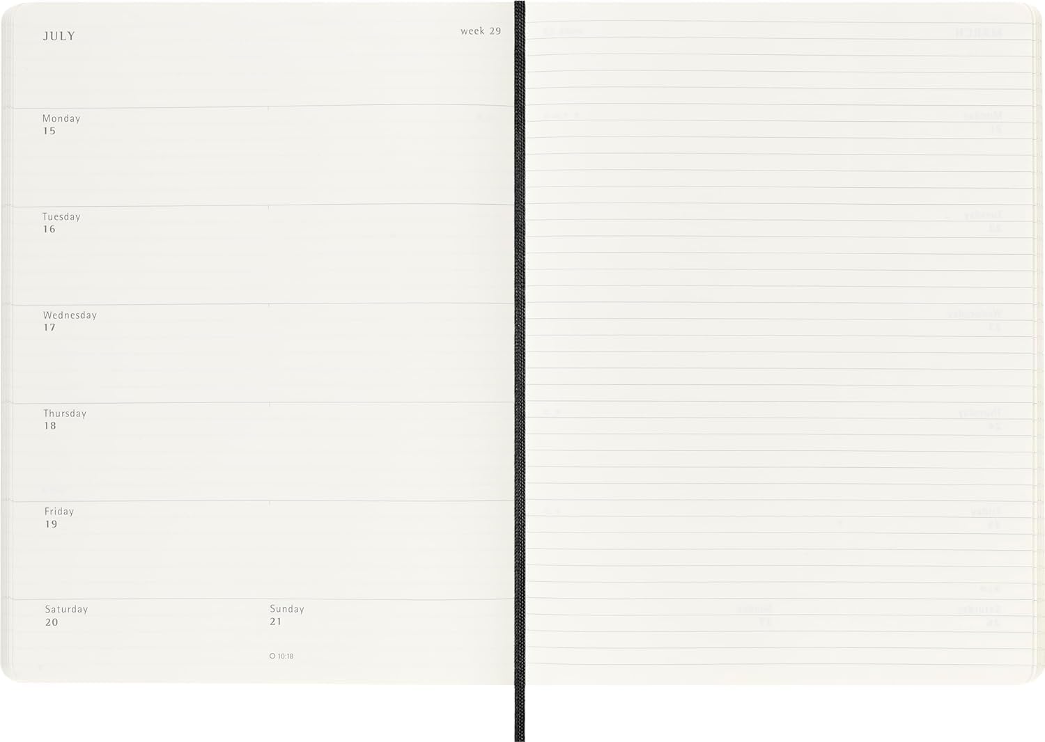 Moleskine Classic 12-Month 2025 Weekly Planner, 144 Pages trendygifthk