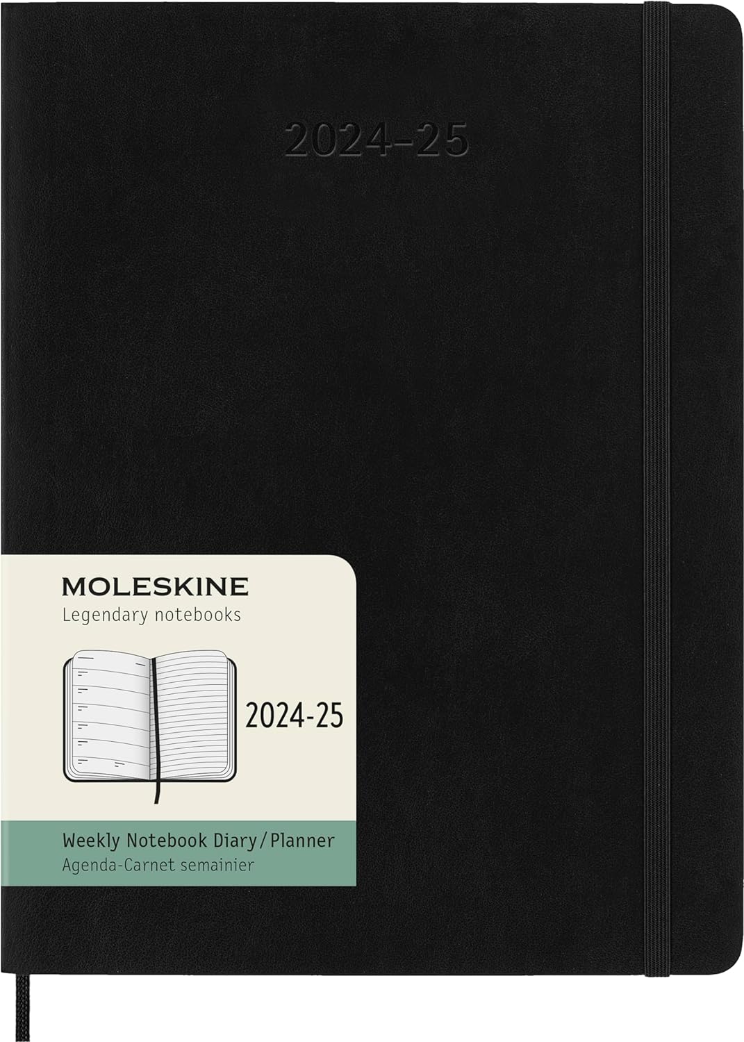 Moleskine 經典每週計畫表（2024-2025）| 18 個月 |僅 208 頁，結構緊湊