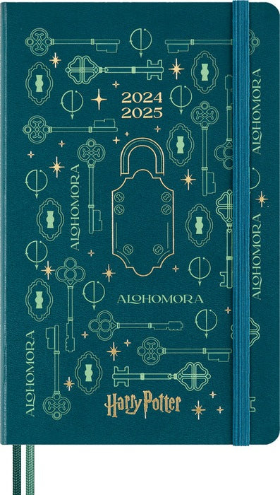 Moleskine 18 個月哈利波特「Alohomora」每週計畫筆記本（2024-2025）：點燃神奇計劃