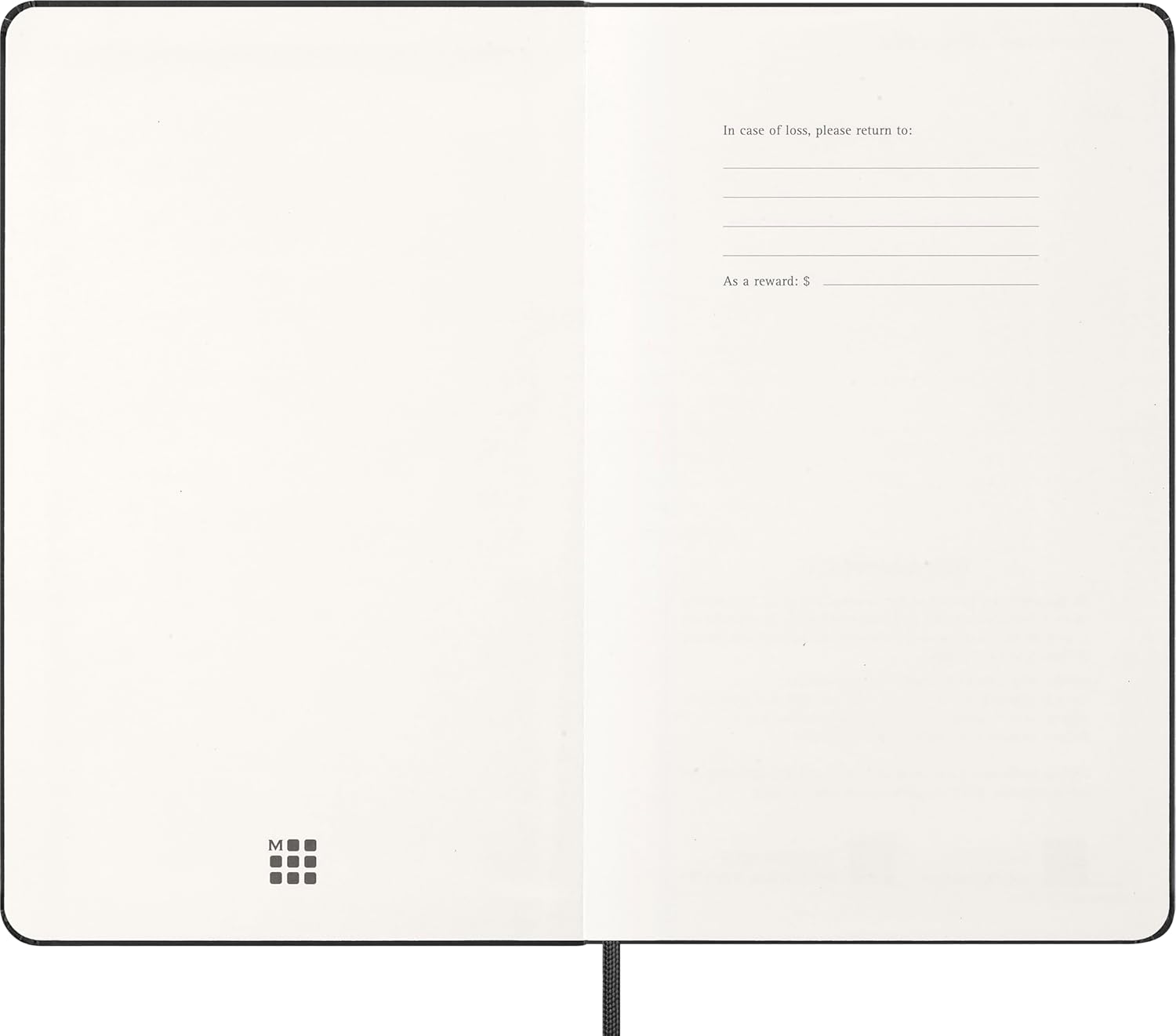 Moleskine Classic 2026 Daily Planner - Black cover, 12 Month