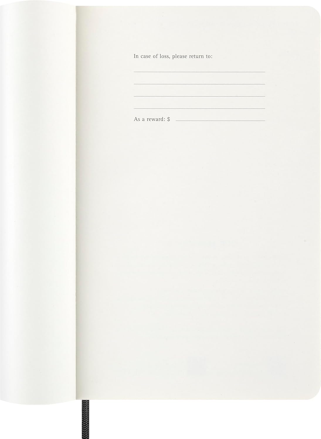 Moleskine Classic 2026 Daily Planner - Black cover, 12 Month