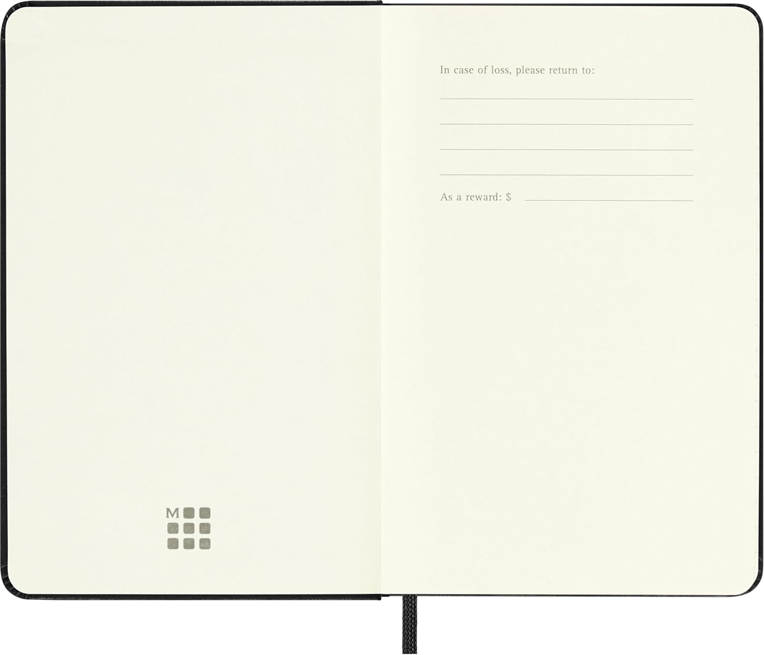 Moleskine Classic 2026 Daily Planner - Black cover, 12 Month