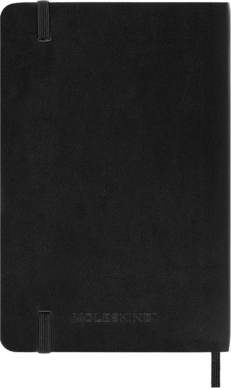 Moleskine Classic 2026 Daily Planner - Black cover, 12 Month
