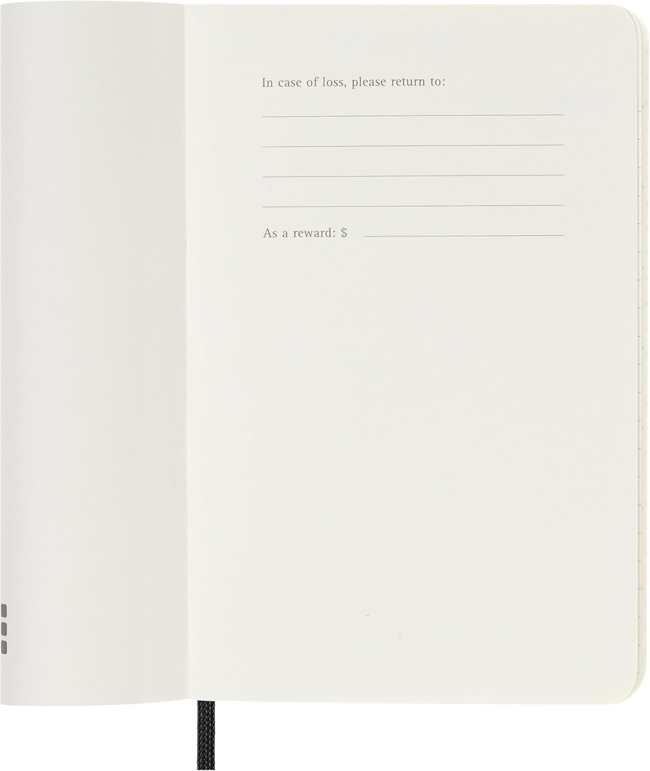 Moleskine Classic 2026 Daily Planner - Black cover, 12 Month