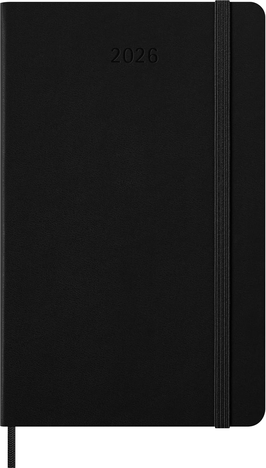 Moleskine PRO 2026 Weekly Vertical Planner - Large Hard Cover, 12 Months trendygifthk