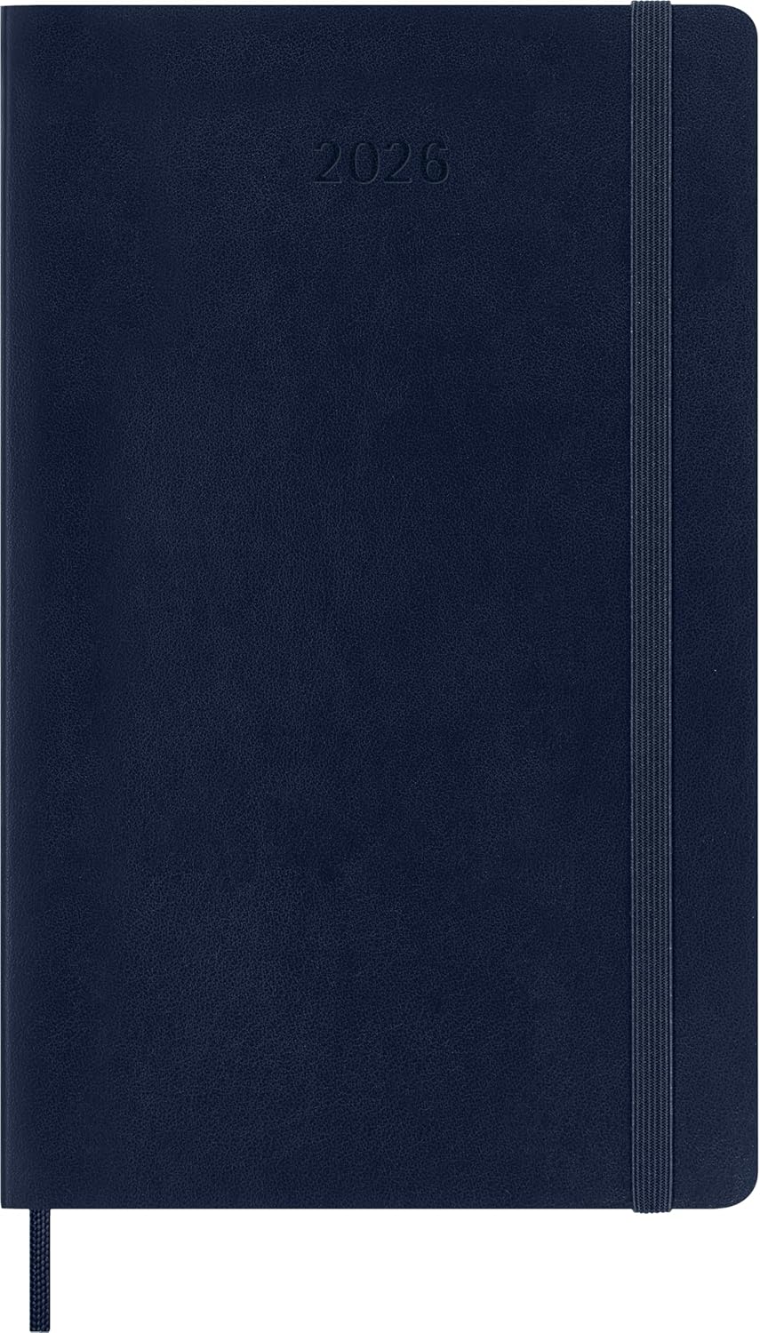 Moleskine Classic 2026 Weekly Planner - Large Size (13x21 cm)