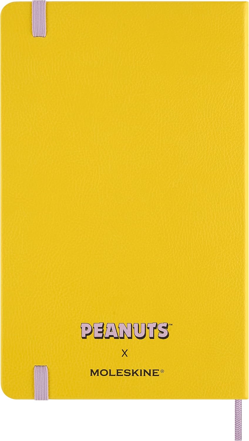 Moleskine Limited Edition Peanuts 'Patty' Notebook, Hard Cover, Large 5" x 8.25" , Ruled, Yellow, 176 pages trendygifthk