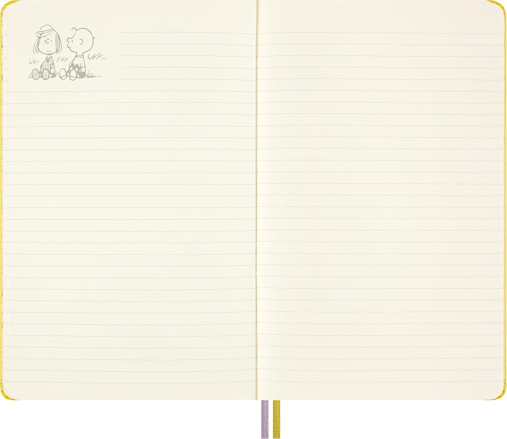 Moleskine Limited Edition Peanuts 'Patty' Notebook, Hard Cover, Large 5" x 8.25" , Ruled, Yellow, 176 pages trendygifthk
