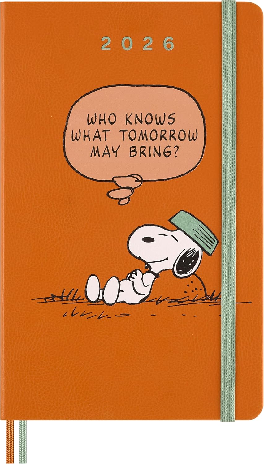 Moleskine Limited Edition Peanuts 'Snoopy' 2026 Weekly Planner - Large Hard Cover trendygifthk