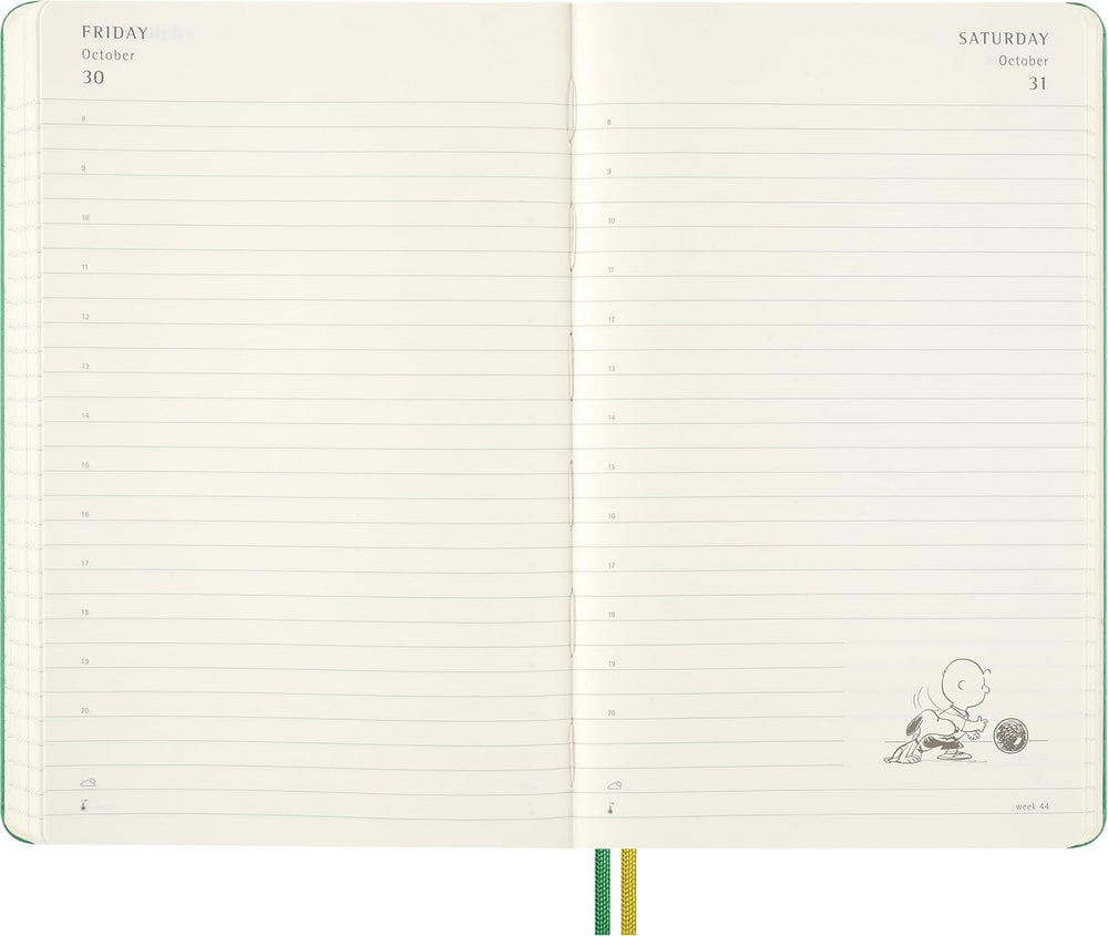 Moleskine Limited Edition Peanuts 'Charlie & Snoopy' 2026 Daily Planner - Large Hard Cover trendygifthk