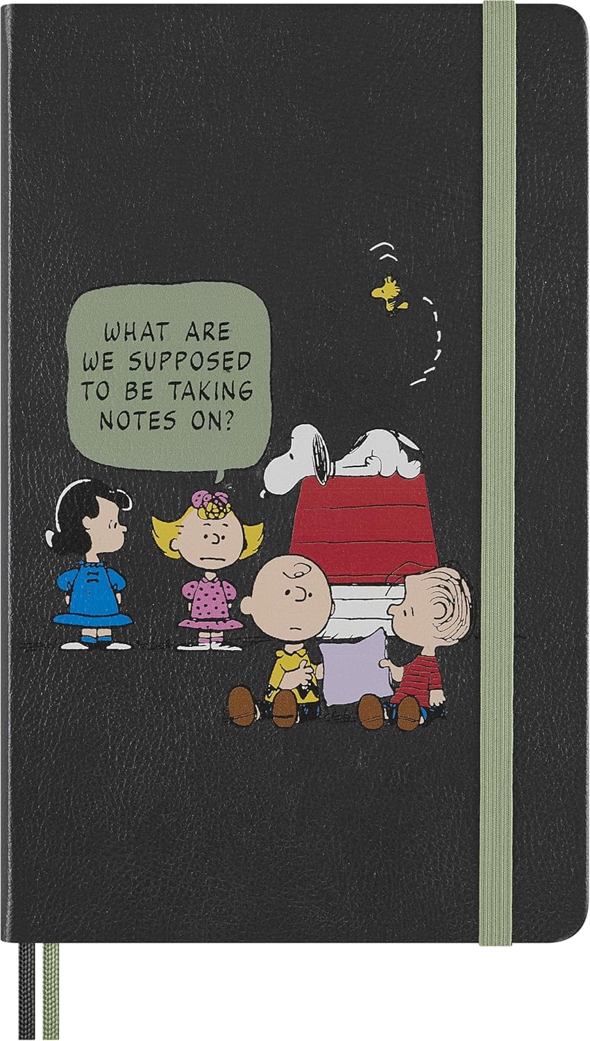 Moleskine Limited Edition Peanuts Charlie Brown & Friends Notebook - Large, Ruled, Hard Cover trendygifthk