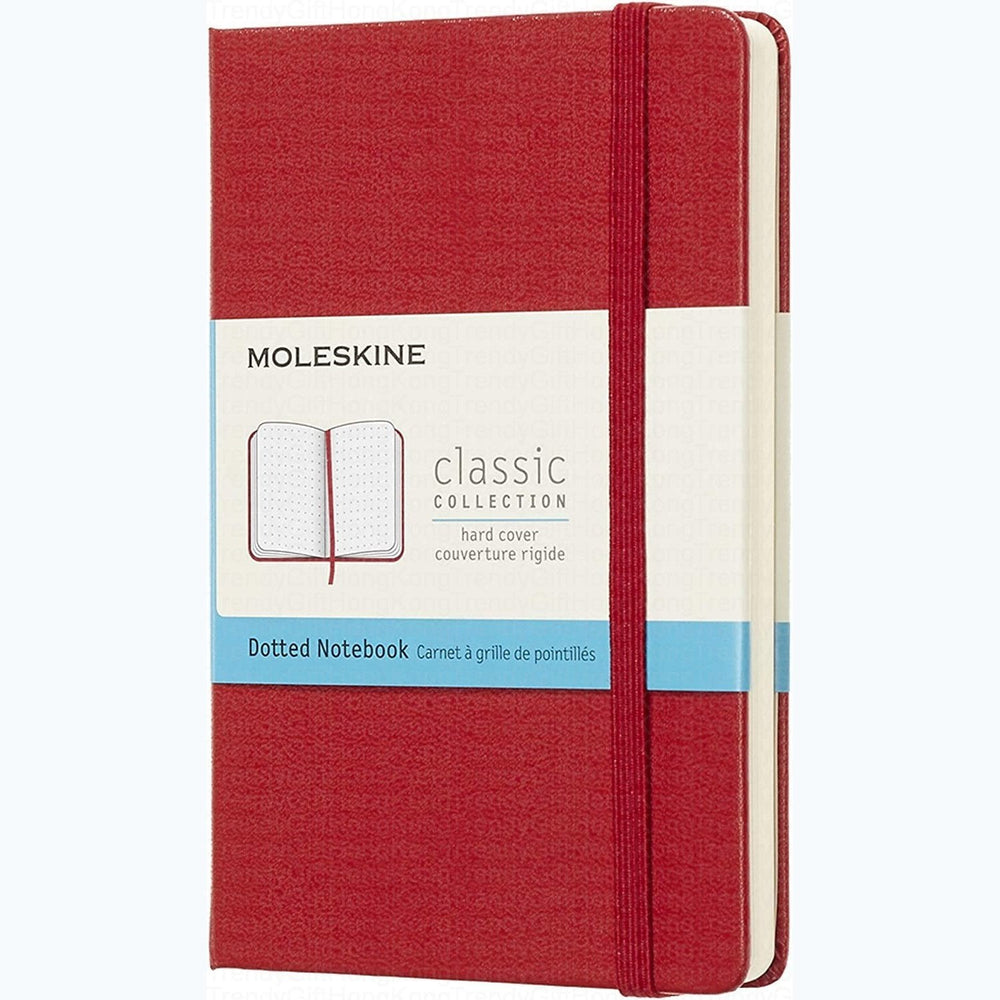 Moleskine Classic Pocket Notebook - Hard Cover 9 x 14 CM trendygifthk