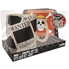 ONE PIECE Straw Hat Crew Magic Mug and Coaster Gift Set trendygifthk