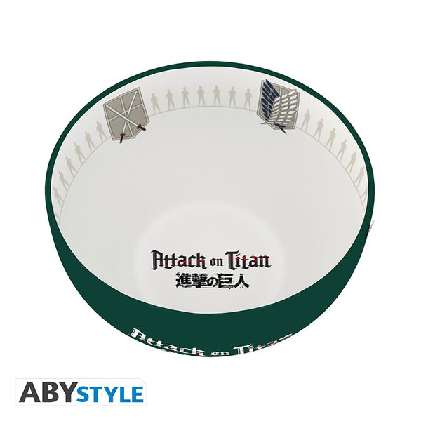 ABYstyle Attack on Titan Emblems S3 stoneware bowl, 600 ml