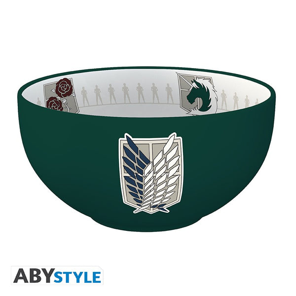 ABYstyle Attack on Titan Emblems S3 stoneware bowl, 600 ml