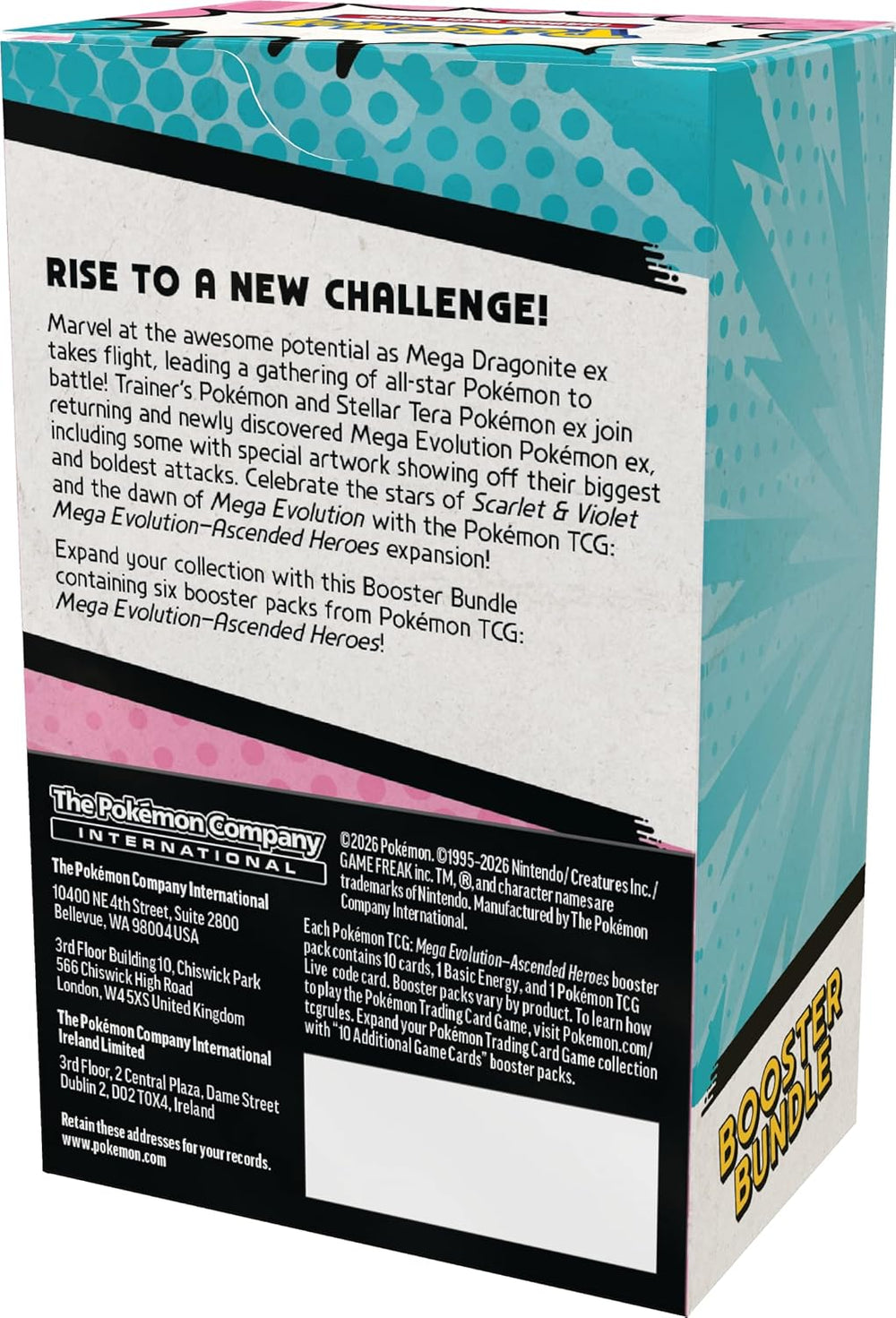 Pokémon TCG Mega Evolution—Ascended Heroes Booster Bundle 6 Packs trendygifthk