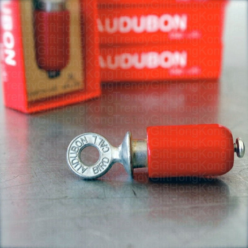 Audubon Bird Call - Classic Red/Natural Birch - Handcrafted in USA trendygifthk