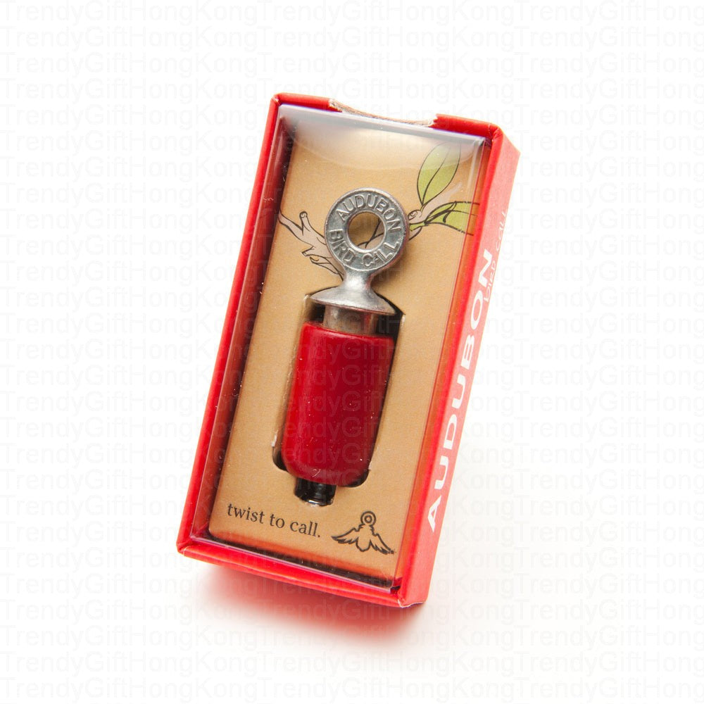Audubon Bird Call - Classic Red/Natural Birch - Handcrafted in USA trendygifthk