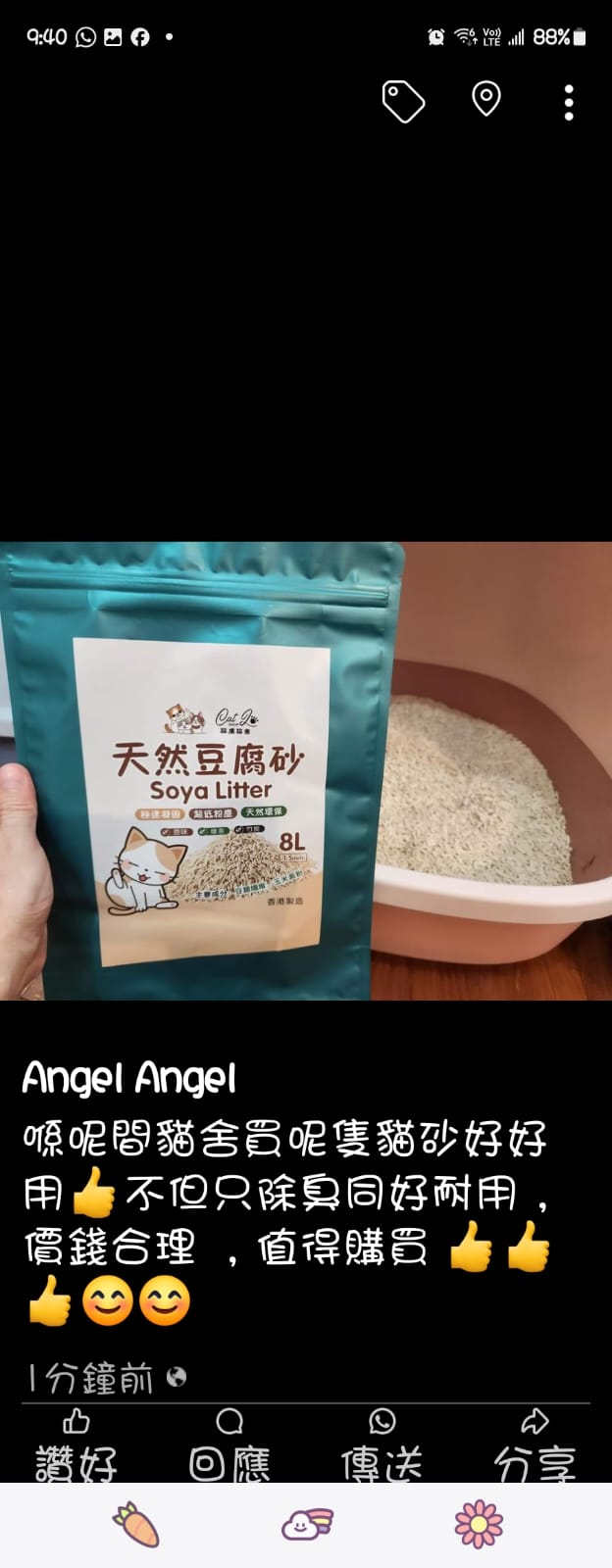 CAT LO SHOP Natural Tofu Cat Litter, 8 L