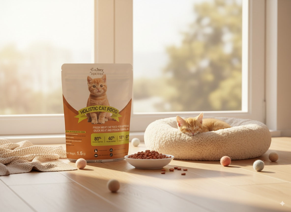 Cat Story duck and pigeon formula kitten food Main image