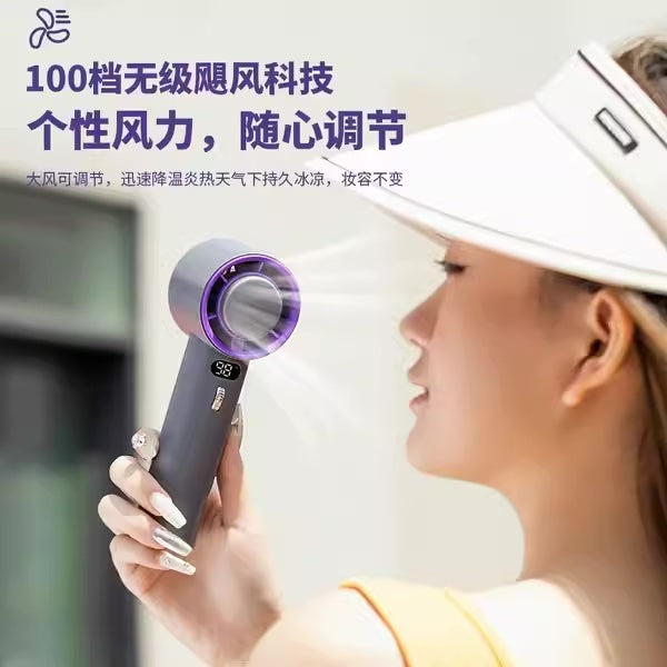 Ice Compress Handheld Fan - Powerful Cooling with Long Battery Life trendygifthk