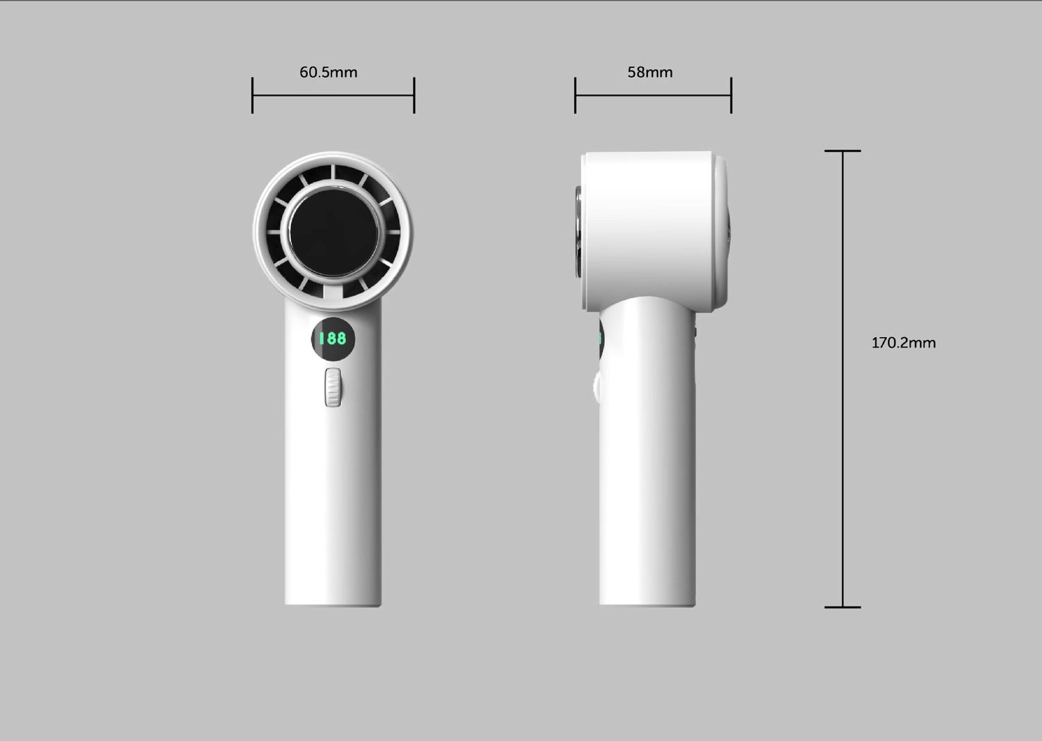 Ice Compress Handheld Fan - Powerful Cooling with Long Battery Life trendygifthk