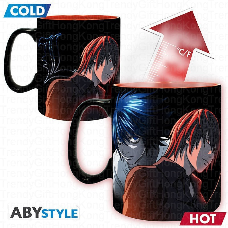 DEATH NOTE Heat Change Mug - Kira & Ryuk | 460ml Ceramic Mug trendygifthk