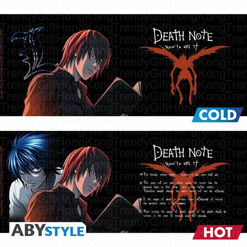 DEATH NOTE Heat Change Mug - Kira & Ryuk | 460ml Ceramic Mug trendygifthk