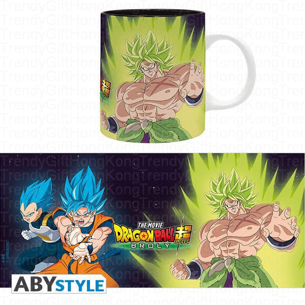ABYstyle Dragon Ball Super Broly ceramic mug with Goku, Vegeta and Broly, 320 ml