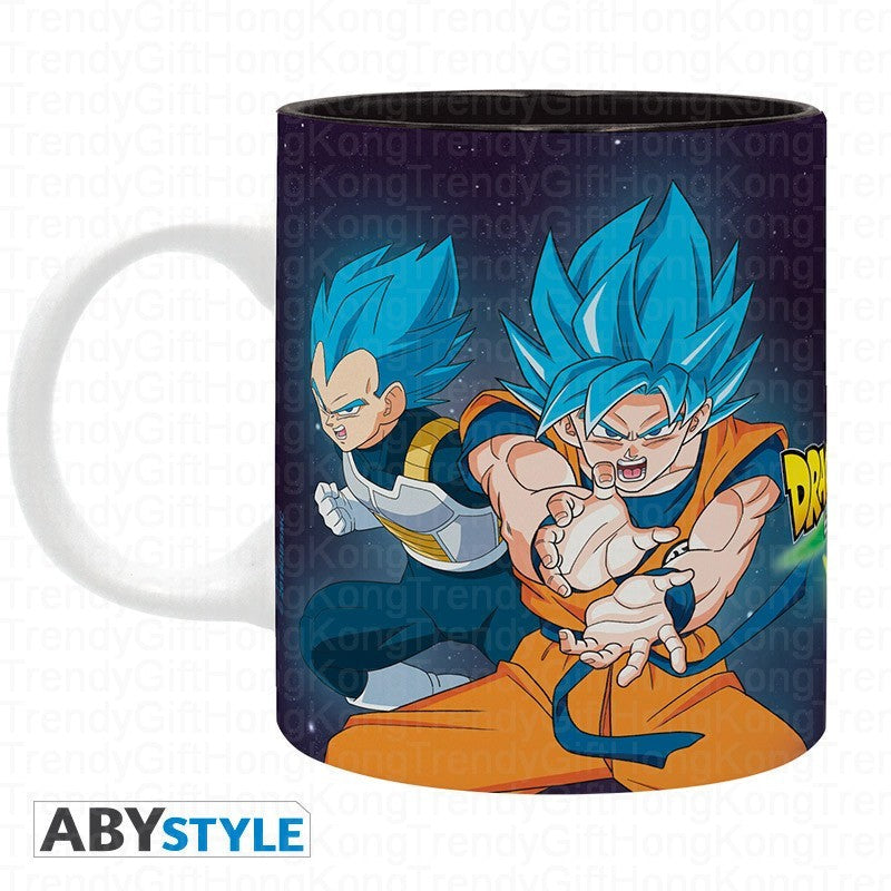 ABYstyle Dragon Ball Super Broly ceramic mug with Goku, Vegeta and Broly, 320 ml